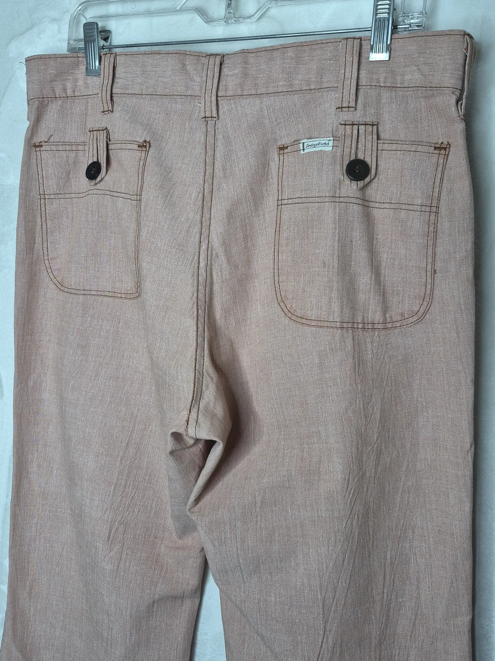 Vintage 70s Sedgefield Flare Bell Bottom Pants Mens 36x34